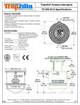 Thermaco Trapzilla TZ-400-ECA SpecSheet Thermaco Trapzilla TZ-400-ECA SpecSheet