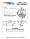 Thermaco Trapzilla TZSP-40 SpecSheet Thermaco Trapzilla TZSP-40 SpecSheet
