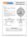 Thermaco Trapzilla TZSP-48 SpecSheet Thermaco Trapzilla TZSP-48 SpecSheet