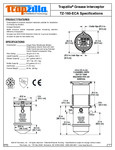 Thermaco Trapzilla Z-160-ECA SpecSheet Thermaco Trapzilla Z-160-ECA SpecSheet