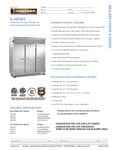 Traulsen G Series Reach In Freezer Specsheet