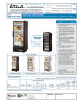 True GDM-12-HC~TSL01 Spec Sheet