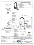 T&S 5MPH-8WLN-06 Pre-Rinse Faucet Specs
