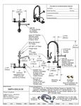 T&S 5MPH-8WLN-08 Pre-Rinse Faucet Diagram