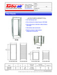 TSP pan racks turbo air specs