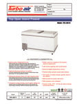 Turbo Air TFS-20F-N Specsheet Turbo Air TFS-20F-N Specsheet