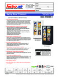 Turbo Air TGF-35SDH-N Specsheet Turbo Air TGF-35SDH-N Specsheet