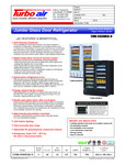 Turbo Air TJMR-55SDB-N and TJMR-55SDW-N SpecSheet