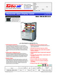 Turbo Air TOM-36L-UFD-S-3S-N SpecSheet Turbo Air TOM-36L-UFD-S-3S-N SpecSheet