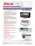 Turbo Air TOM-60UC-B-N and TOM-60UC-W-N SpecSheet Turbo Air TOM-60UC-B-N and TOM-60UC-W-N SpecSheet