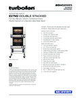 Turbofan E27M2-2 Double Deck Full Size Convection Oven