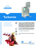 Carpigiani TurboMix Specsheet Carpigiani TurboMix Specsheet