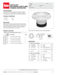 Twist-N-Set Closet Flange Specsheet