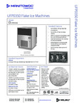 Manitowoc UFP0350A Specsheet