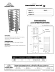 Universal Rack Spec Sheet Universal Rack Spec Sheet