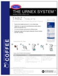 Urnex Tabs 13-z61-ux120-12 specsheet Urnex Tabs 13-z61-ux120-12 specsheet