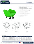 Valley Craft Chip Truck Spec Sheet Valley Craft Chip Truck Spec Sheet