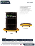 Valley Craft Drum Dolly Spec Sheet Valley Craft Drum Dolly Spec Sheet