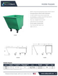 Valley Craft Mobile Hoppers Spec Sheet Valley Craft Mobile Hoppers Spec Sheet