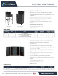 Valley Craft Mobile Shop Desk Spec Sheet Valley Craft Mobile Shop Desk Spec Sheet
