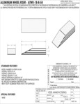 Vestil Aluminum Wheel Riser Specsheet