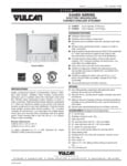 Vulcan F37487 C24EO Series Electric Boilerless Connectionless Steamer Specsheet Vulcan F37487 C24EO Series Electric Boilerless Connectionless Steamer Specsheet