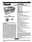 Vulcan F45434 ARS Series Self Contained Refrigerated Bases Specsheet