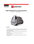 Wüsthof 4341-1 Easy Edge Electric Knife Sharpener Wüsthof 4341-1 Easy Edge Electric Knife Sharpener