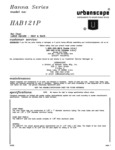Wabash Valley Hanna Spec Sheet for HAB121P Wabash Valley Hanna Spec Sheet for HAB121P