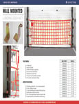 Wall Bracket Mounted Loading Dock Safety Nets Specs OHPW