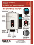 Waring WWB10G Hot Water Boiler Waring WWB10G Hot Water Boiler