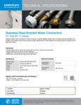Easyflex Stainless Steel Braided Toilet Connector Easyflex Stainless Steel Braided Toilet Connector