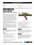 Watts LF009 Spec Sheet