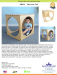 Whitney Brothers Children's Wood Play House Cube Specsheet Whitney Brothers Children's Wood Play House Cube Specsheet