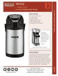 AIRPOT COFFEE 2.2 LITER AIRPOT COFFEE 2.2 LITER
