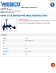 Wesco 274718 Specsheet Wesco 274718 Specsheet