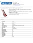 Wesco 934230077 Truck Specsheet