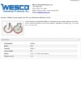 Wesco 934250055 Caster Set Specsheet Wesco 934250055 Caster Set Specsheet