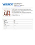 Wesco 934260088 Machine Mover Specsheet Wesco 934260088 Machine Mover Specsheet