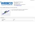 Wesco 934260096 Belt Specsheet