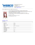 Wesco 934260139 Machine Mover Specsheet