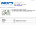 Wesco 934272193 Casters Specsheet Wesco 934272193 Casters Specsheet