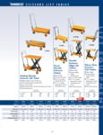 Wesco Scissor Lift Specsheet Wesco Scissor Lift Specsheet