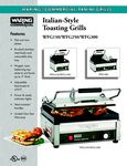 WFG Panini Grill Spec Sheet