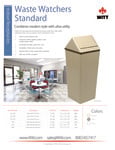 Witt Industries Waste Watchers Standard Spec Sheet Witt Industries Waste Watchers Standard Spec Sheet