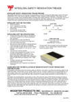Wooster 333FT-NG NITEGLOW® SAFETY RENOVATION TREADS Spec Sheet