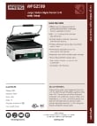 929WPG250B Spec Sheet 929WPG250B Spec Sheet