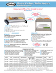 Electric Chafers / Buffet Servers with Rolltop Lids with Rolltop Lids