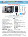 BAKERLUX TOUCH Heavy-Duty Digital Countertop Convection Oven B BAKERLUX TOUCH Heavy-Duty Digital Countertop Convection Oven B