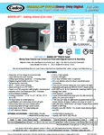 Heavy Duty Digital Countertop Convection Oven Spec Sheet Heavy Duty Digital Countertop Convection Oven Spec Sheet